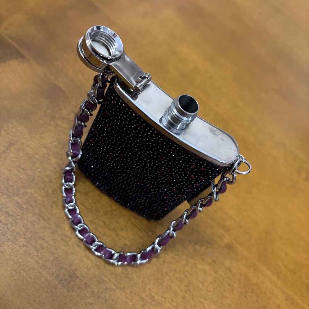 Women's "Drink Me" Flask - 3 oz. - Picture 2 of 6